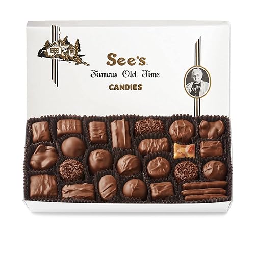 See's Candies Chocolates con leche (1 libra, envoltura blanca)