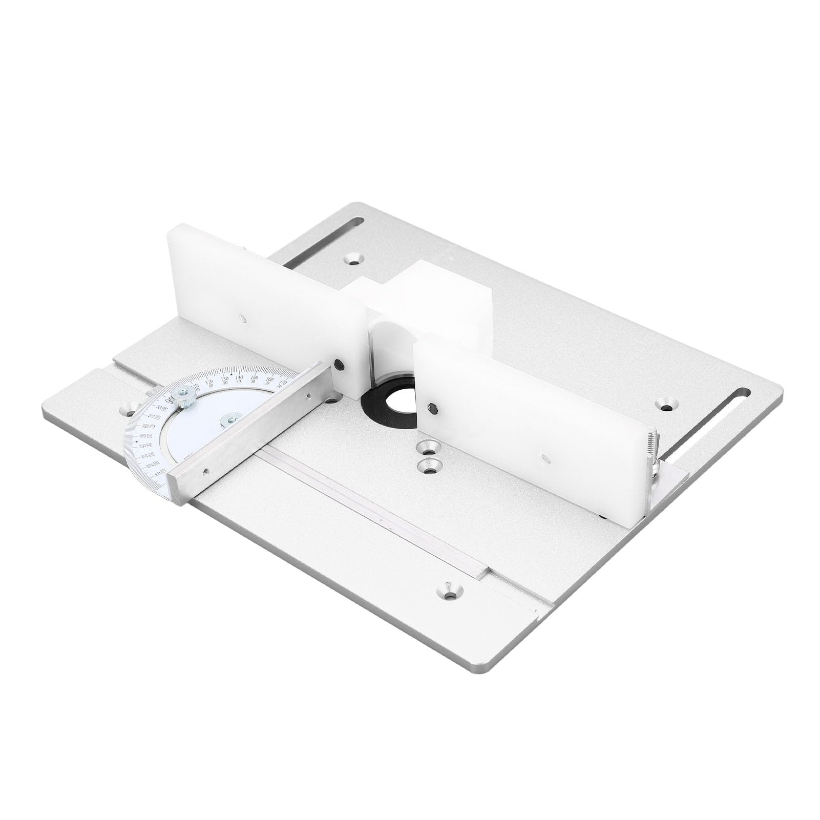 Placa de insercin para mesa de fresadora mesa para router para madera tablero abatible de metal para fresadora mesa para router para madera soportes para valla Piani di lavoro