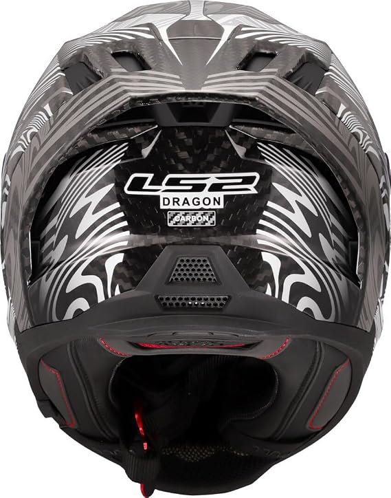 LS2 Helm Dragon Carbon Enthum FF807 zilver | | Doppelring | Carbon | geeignet für