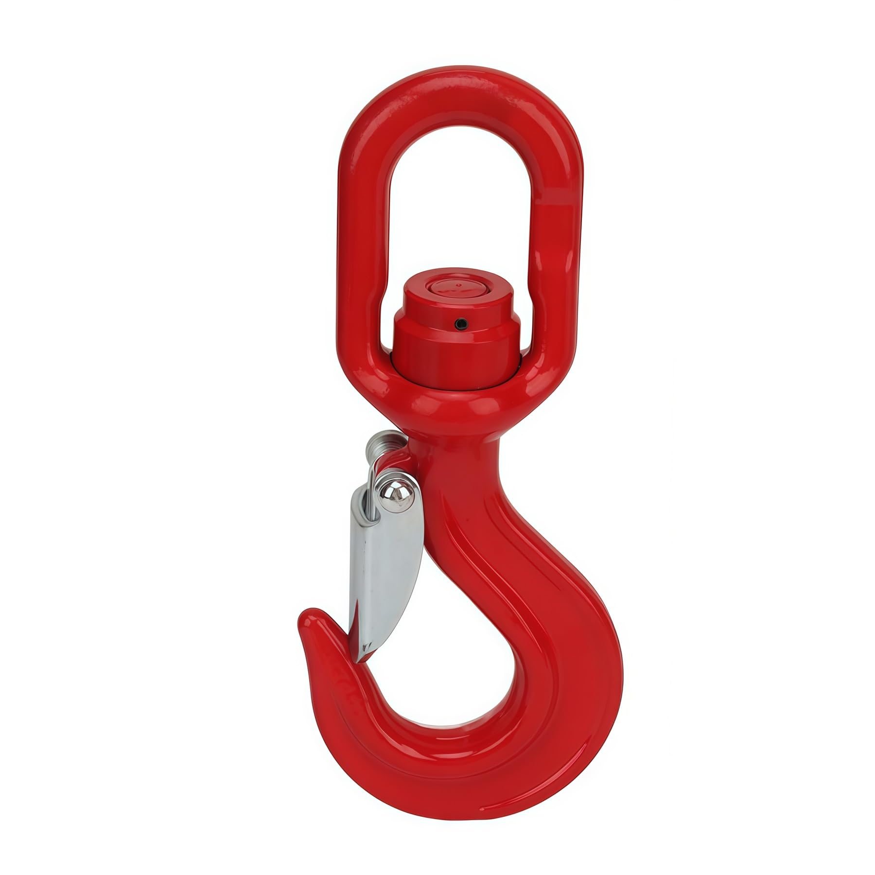 Gancio di sollevamento girevole, acciaio legato, 8T-30T, chiusura sicurezza, resistente alla corrosione, for sartiame(22T (48502 lbs))