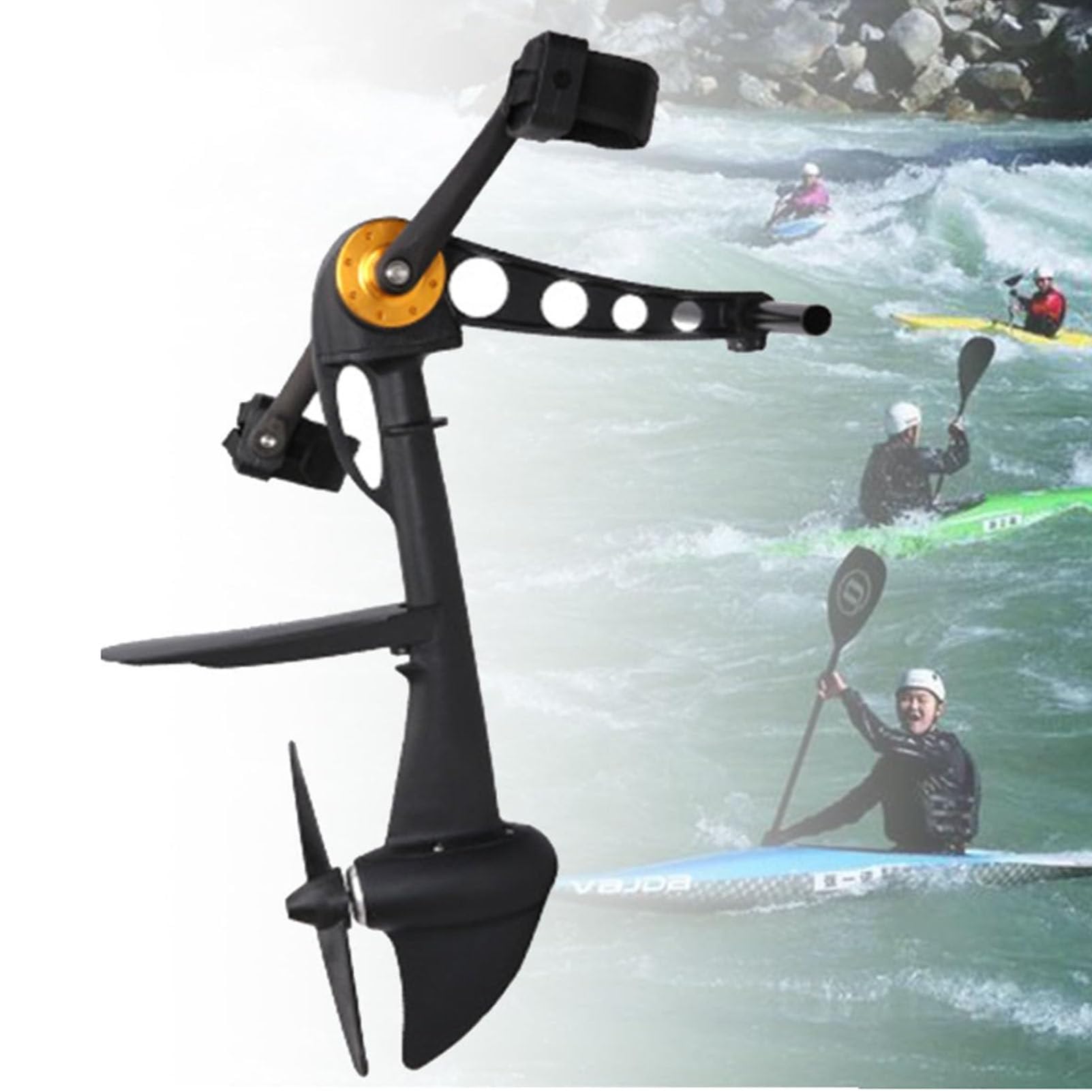 Oiyekntd Pedal Drive, Sturdy Propulsion Device for Radar Kayaks, Suitable for Kayaks and Inflatable Fishing Boats - Foot Operated Kayak