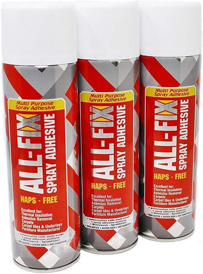 All-Fix Premium Adhesive Spray 3x500ml.