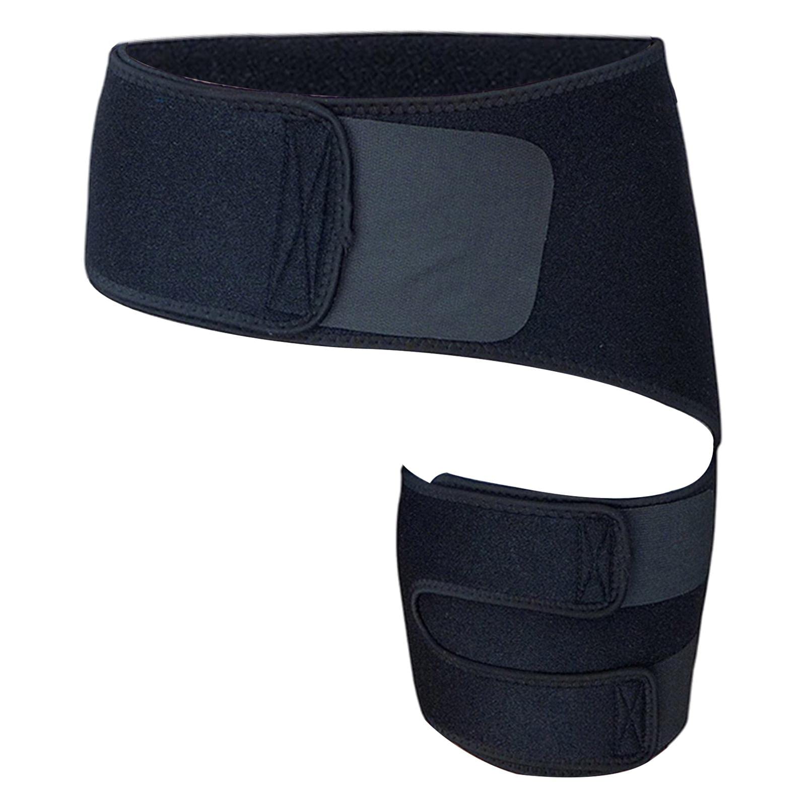 MERISHOPP Groin Hip Brace Support Compression Wrap Belt for Hamstring Sciatic Nerve|Sporting Goods|Fitness Running & Yoga|Strength Training|Wrist & Knee Wraps-image-3