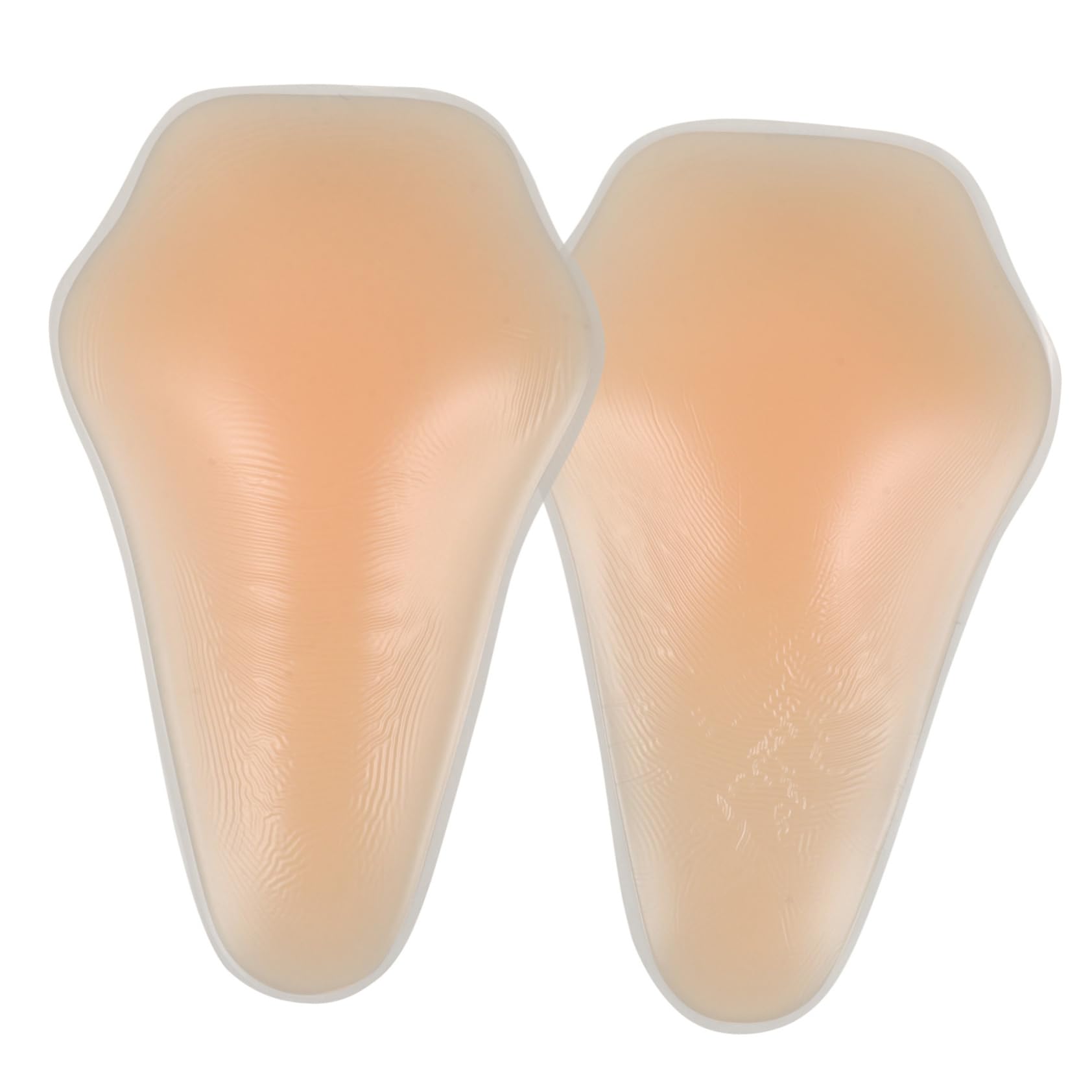 INOOMP 1 Pair Silicone Protective Knee Pads for Ice Skating Roller Skating Outdoor Sports Adhesive Ergonomic Design with Shock Absorption for Enhanced Protection Secure Fit