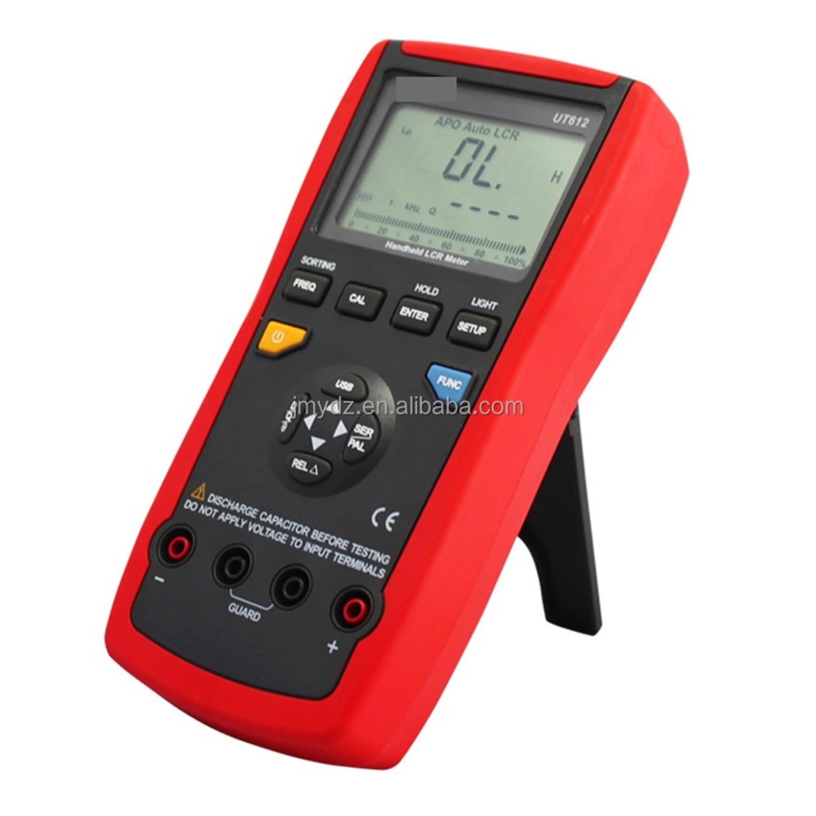 Widerstandstester, UT612 LCR Handheld Digital Bridge Tester Kapazitäts- Und Induktivitätsmessgerät Brückenmessgerät