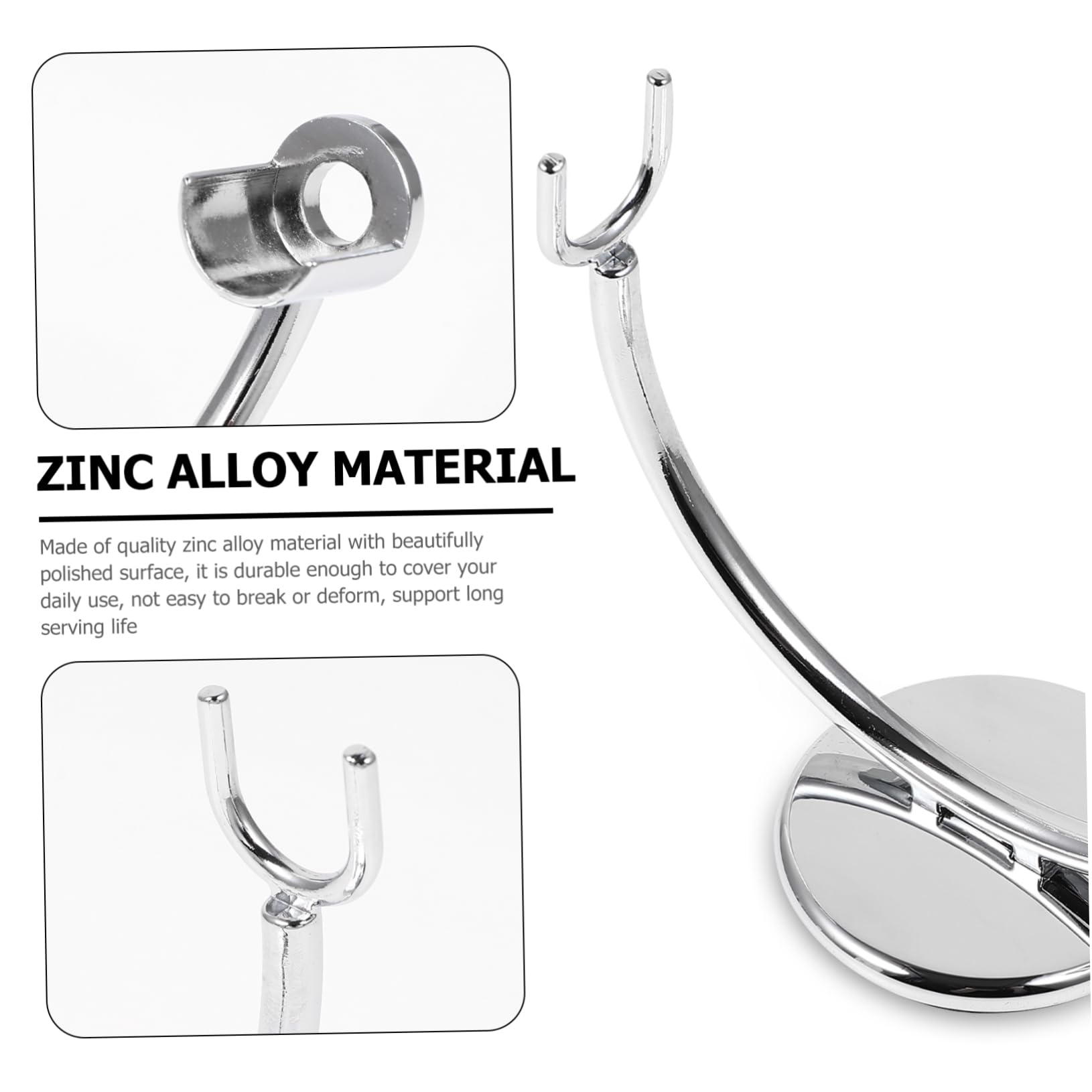 Angoily 2pezzi Supporto Per Rasoio Da Bagno Organizer Pratico Per Rasoio Stand Decorativo Per Rasoi Da Uomo Design Resistente e Anti-scivolo Soluzione Per La Rasatura Quotidiana