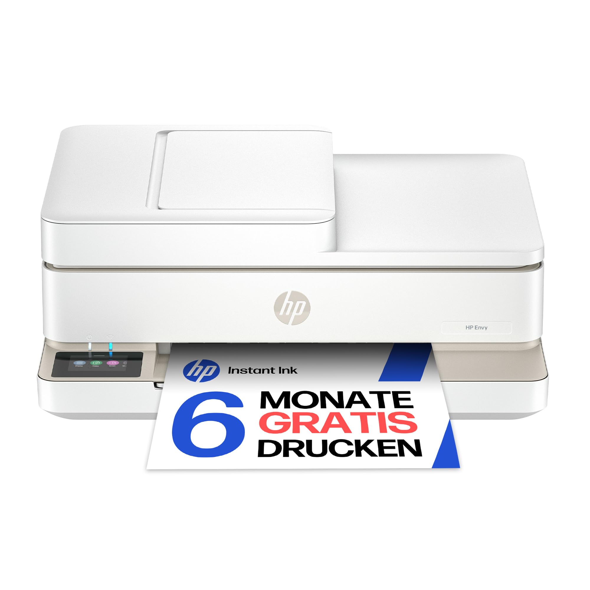 HP Envy 6520e, Multifunktionsdrucker, 6 Monate gratis drucken Instant Ink inklusive, Drucken, Kopieren, Scannen, Mobiler Faxversand, Wi-Fi, Automatischer Vorlageneinzug, Touchscreen