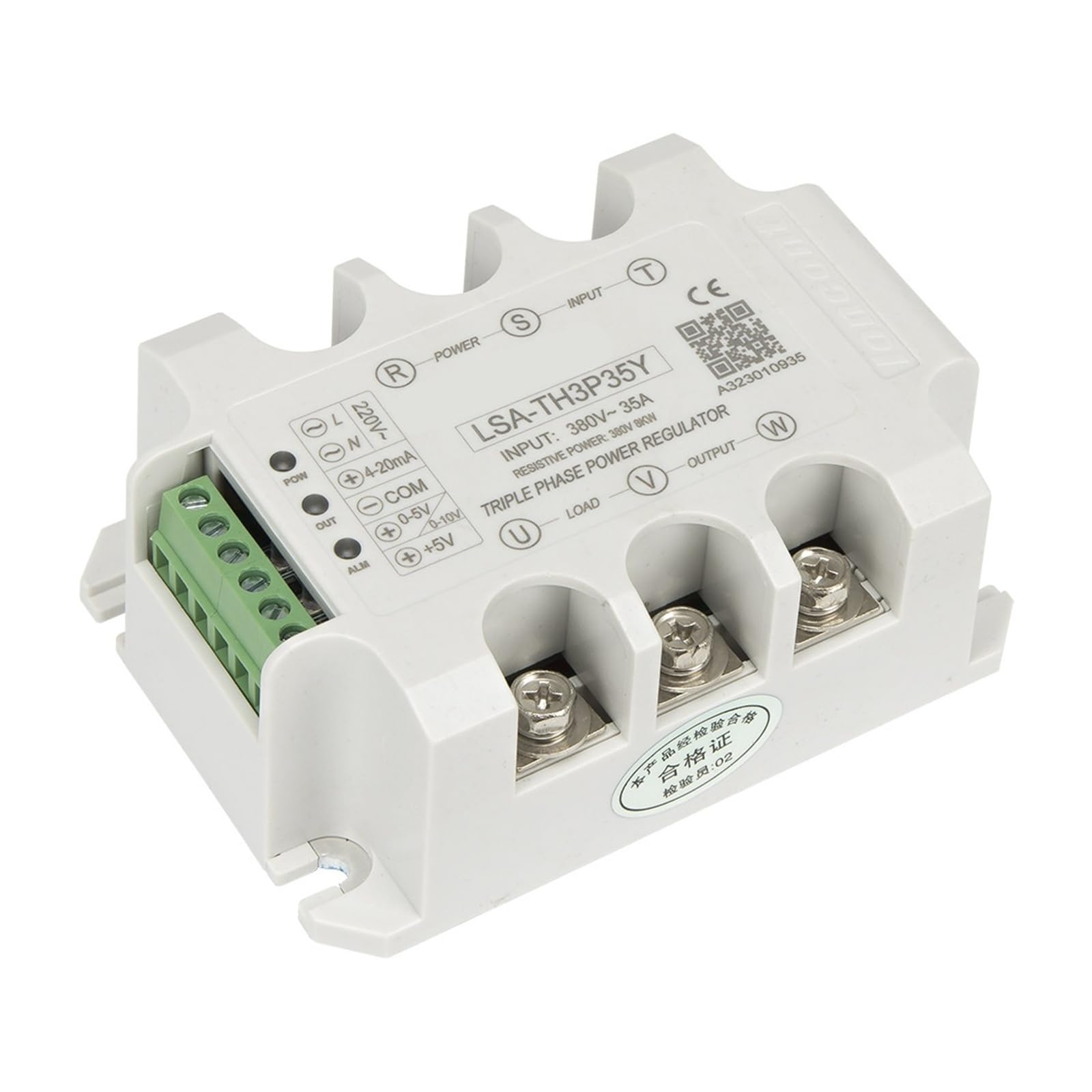 Régulateur de tension triphasé 380V contre la surchauffe des circuits 35A - 3