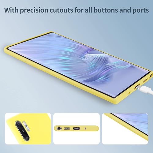 Miniatura 13 de Funda para Galaxy Note 10 Plus, silicona líquida, delgada, suave, TPU, protección de cuerpo completo, a prueba de golpes, para Galaxy Note 10 Plus