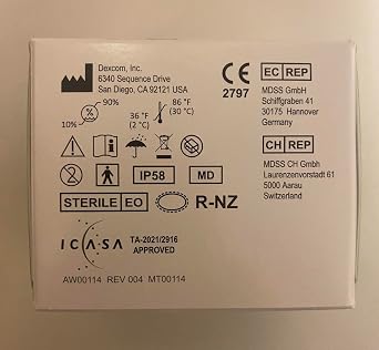 Dexcom G7 Sensor 3 Pieces Blood Sugar Diabetes G 7 Applicator + Becopa Voucher 3 Pieces