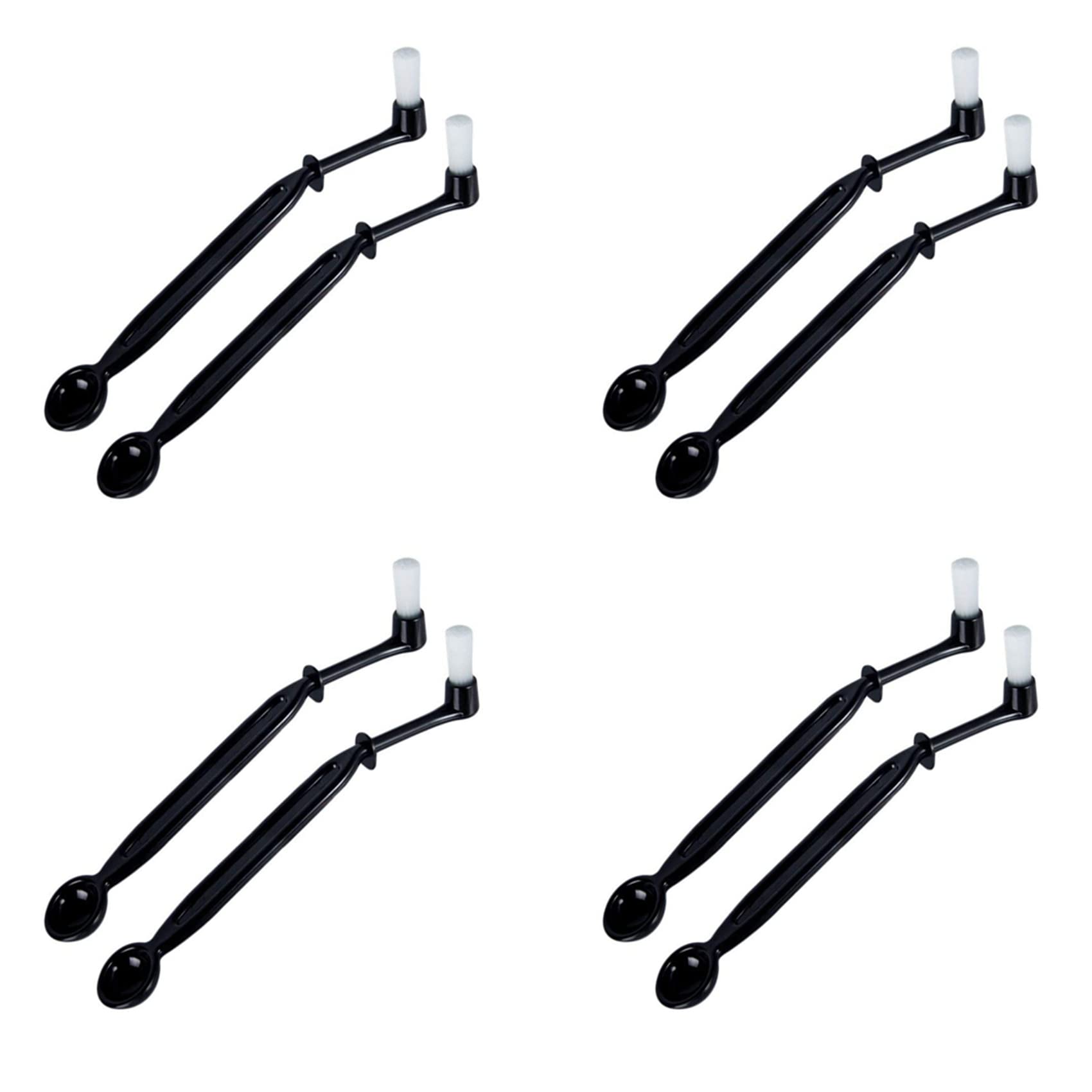 Hndhbfgrt Coffee Machine Brush Cleaner Nylon Espresso Machine Brush Coffee Cleaning Tool with Spoon (8 Pack)
