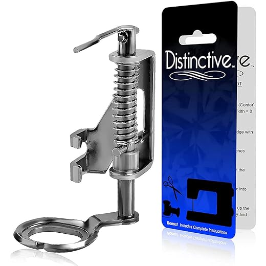 Distinctive Large Metal Darning/Free Motion Sewing Machine Presser Foot - Fits All Low Shank Singer, Brother, Babylock, Euro-Pro, Janome, Kenmore, White, Juki, New Home, Simplicity, Elna and More!