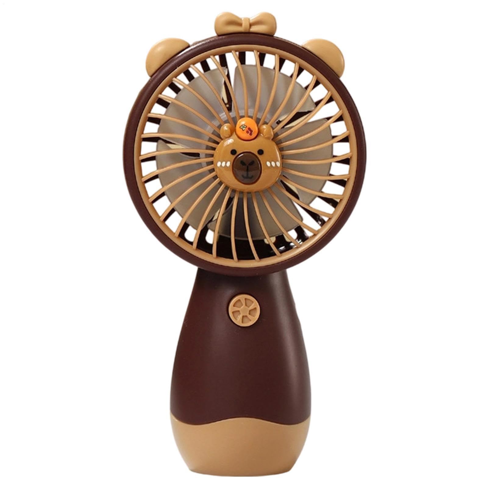 Capybara, ventilatore personale a mano, portatile, portatile, ricaricabile, USB, per esterni, per campeggio, estate, spiaggia, festival, sport, ufficio, escursionismo, ,