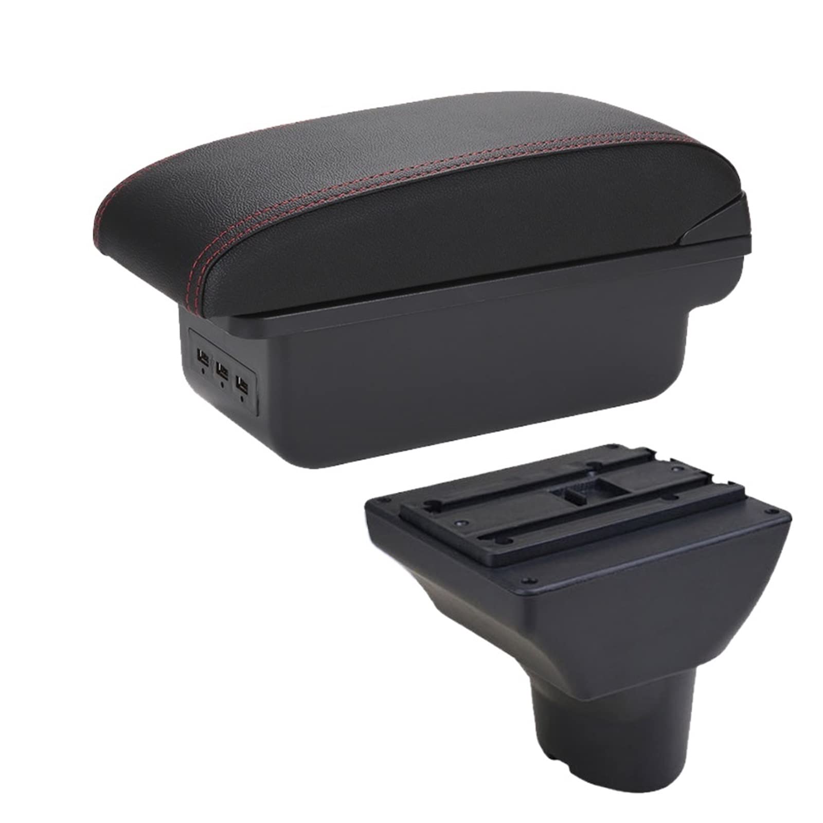 Baiqimv Armrest Box For Hyundai I20 Storage Box Car Accessories Interior Parts Parts Center Console Storage Box(B1 3USB)