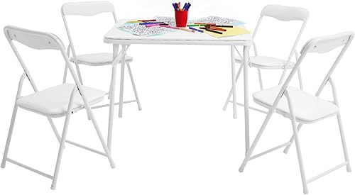 Miniatura 82 de Flash Furniture Mindy Kids - Mesa plegable de color bronceado para niños Beige Bronceado,Negro