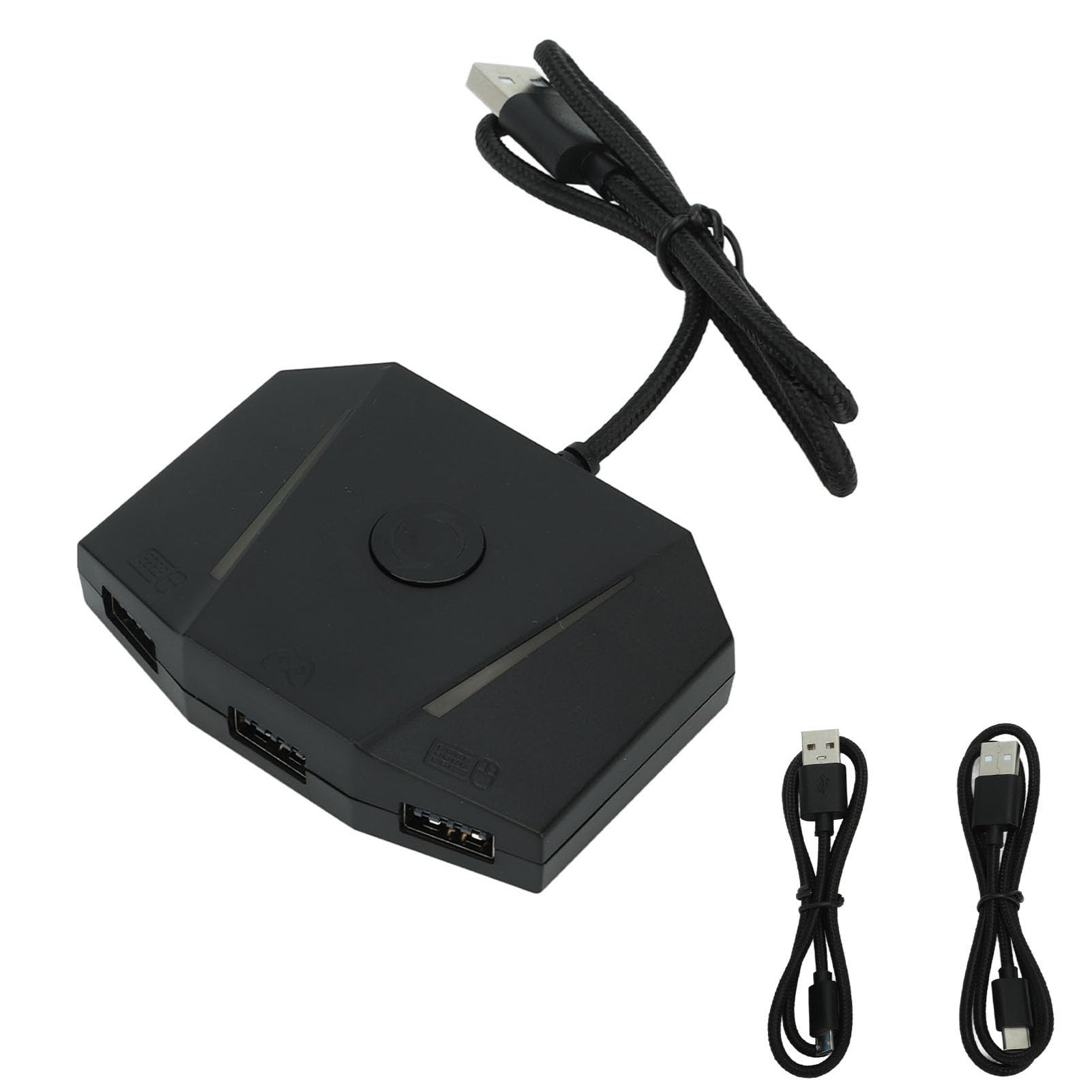 Hztyyier Convertitore Adattatore Tastiera Mouse per Switch, Ampia compatibilità, Giochi di Supporto, Effetti di Luce Regolabili (Obiettivo Box VX2)