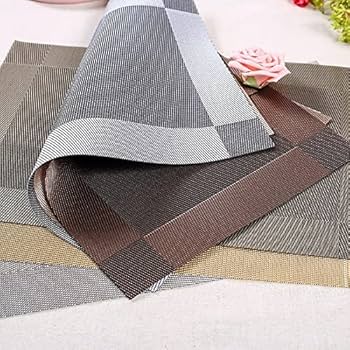 Amazon｜ランチョンマットテーブルマット 矩形 PVCコースター