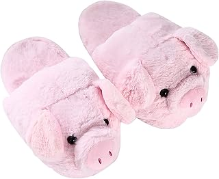 Vivid Plush Animal Slippers, Big Yellow Duck Slippers, Panda Slippers, Alpaca Slippers, Elephant Slippers, Dog Slippers