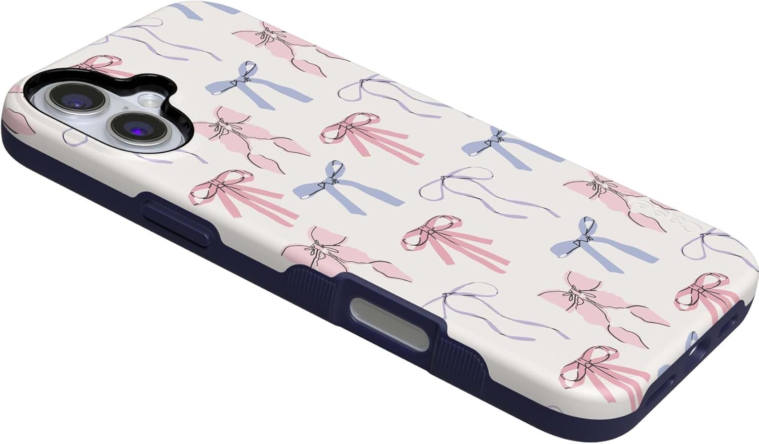 Casely iPhone 16 Case | Coquette Girlie | Pastel Bows | Bold Protective Design | Compatible with MagSafe - Image 3
