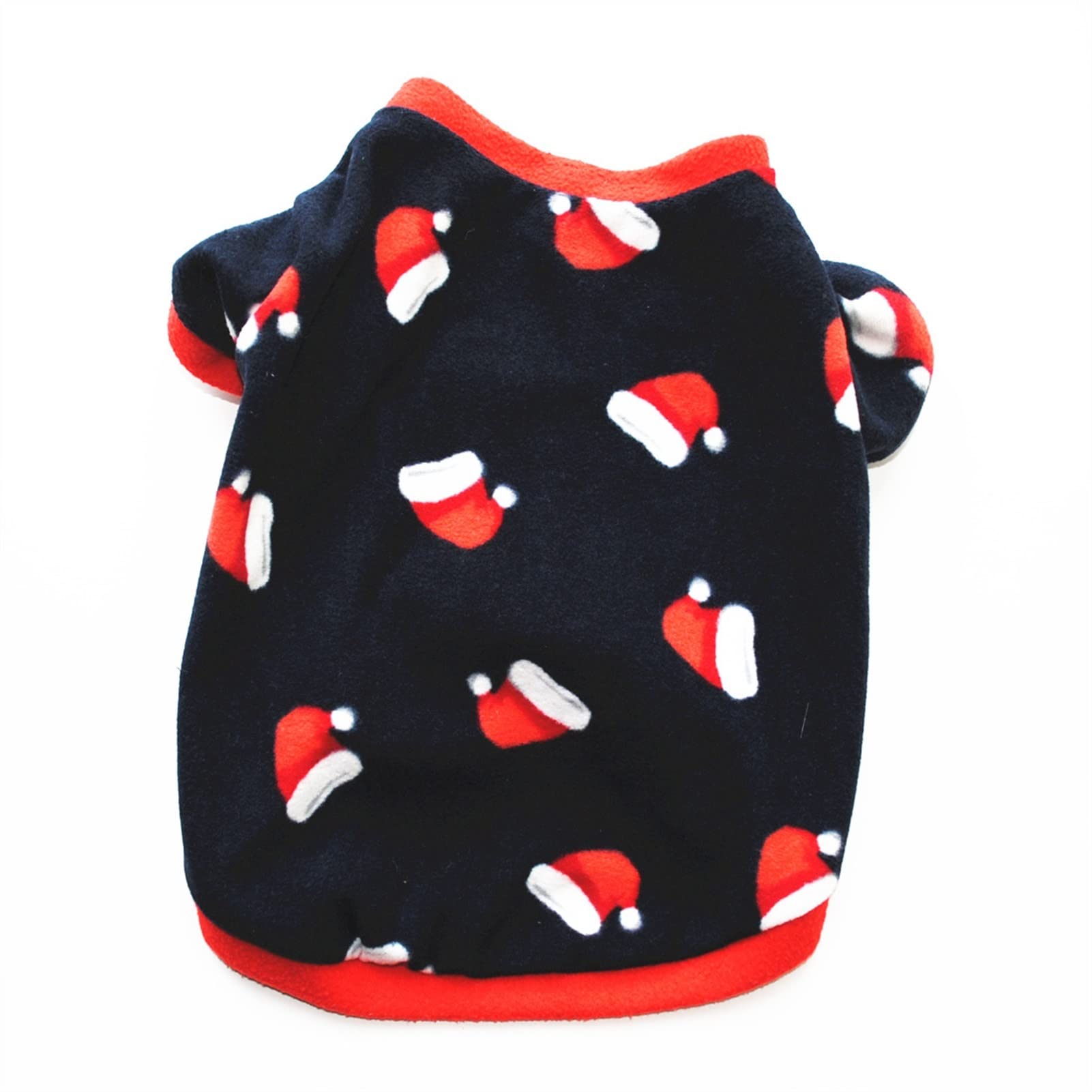 Manteau en polaire pour chien à motif crâne noir et blanc taille XS