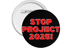 No L Button - 1pc Stop Project 2025 Badge