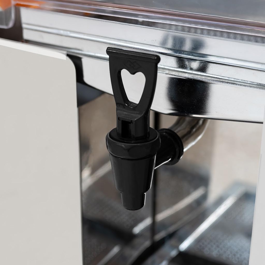 Spremiagrumi Professionale Automatico Elettrico Acciaio Inox 220V 120W Resa 40-50% 22 Arance al Minuto Pressa per Agrumi con Rubinetto Cavo 1,8m Filtri Vasche di Raccolta