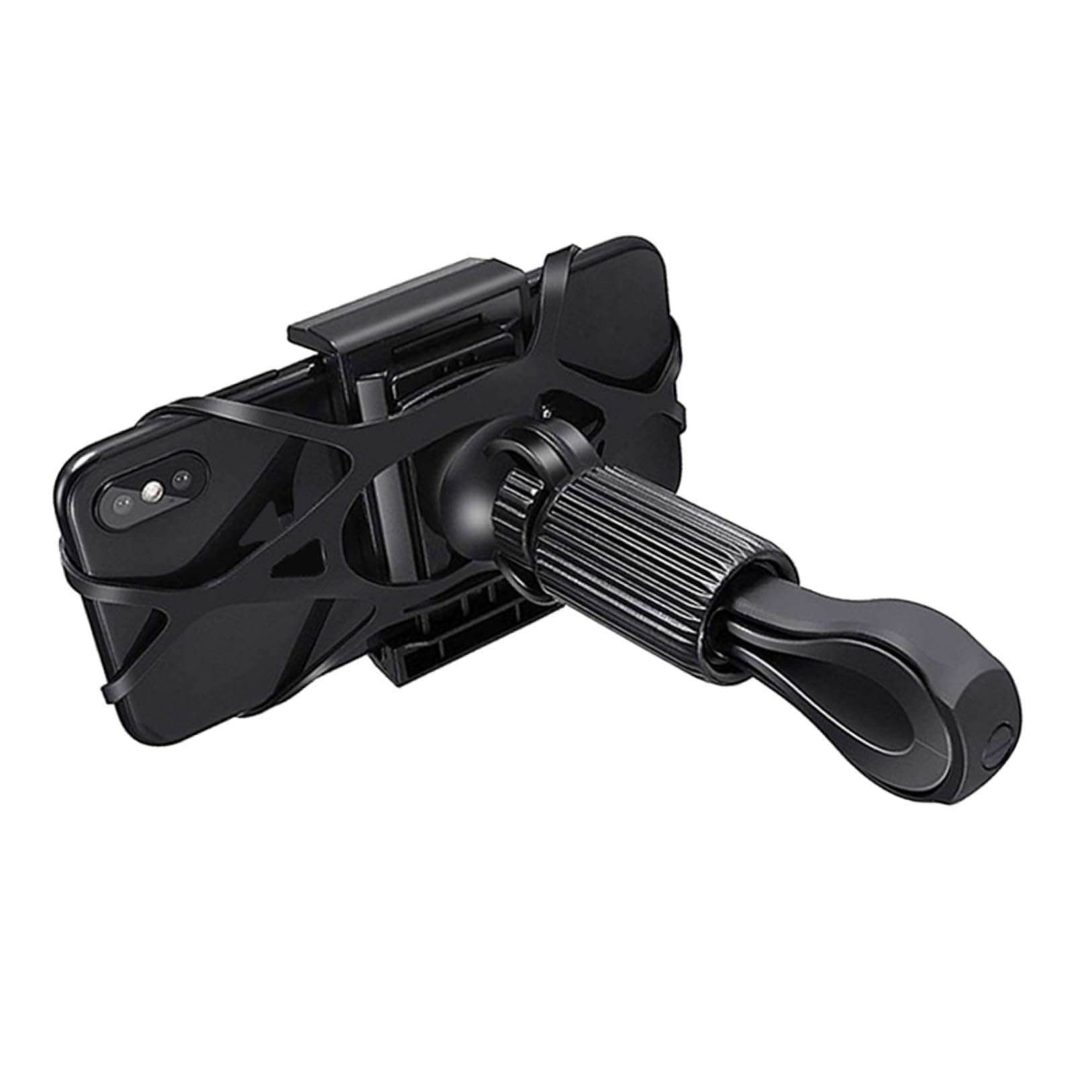 OSALADI 3pezzi Supporto Per Smartphone Da Bici Supporto Navigazione Per Bicicletta Design Antiscivolo e Stabile Nero