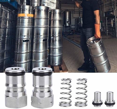 Miniatura 9 de Poste de barril de bloqueo de bola de acero inoxidable 304 Acero inoxidable Homebrew Keg Lock Post Adaptador de conector de poste de bloqueo de bola