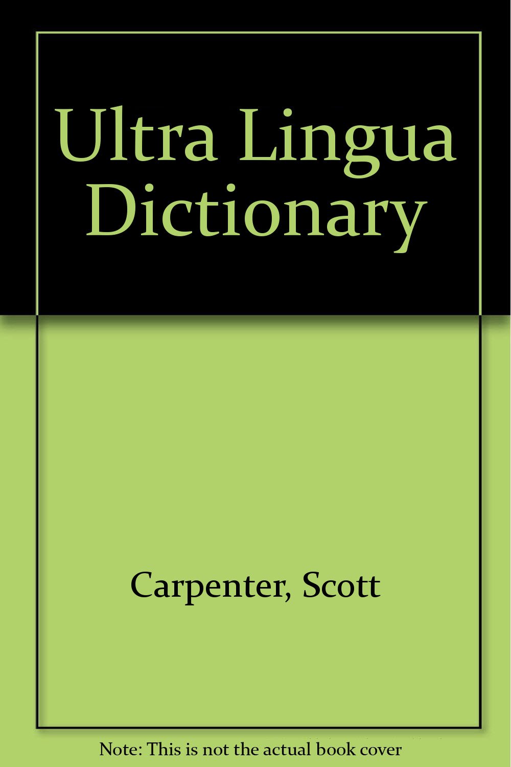 Ultra Lingua Dictionary