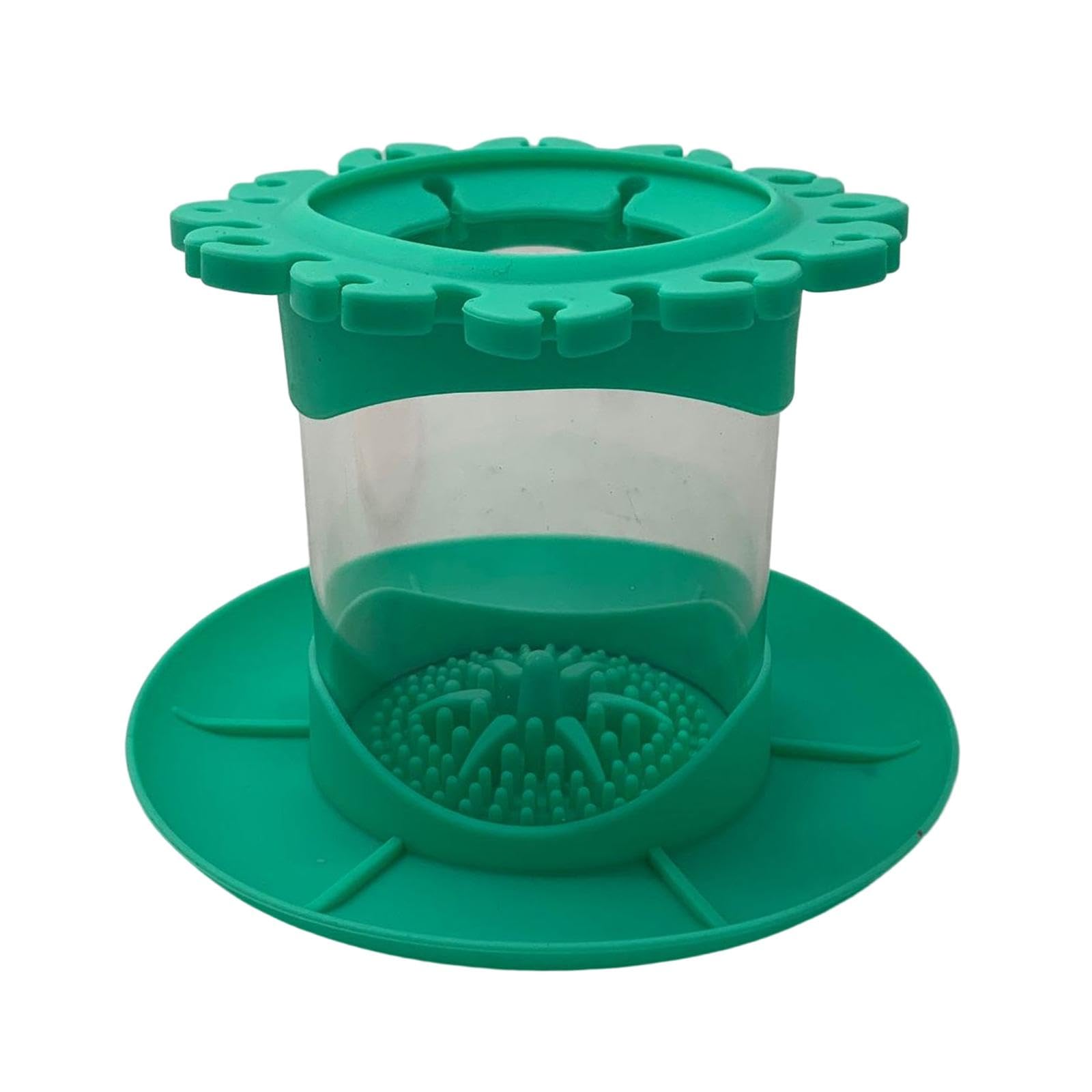 THE STYLE SUTRA Paint Brush Cleaner Portable Painting Accessories Brush Cleaning Washer Tank Green-image-42