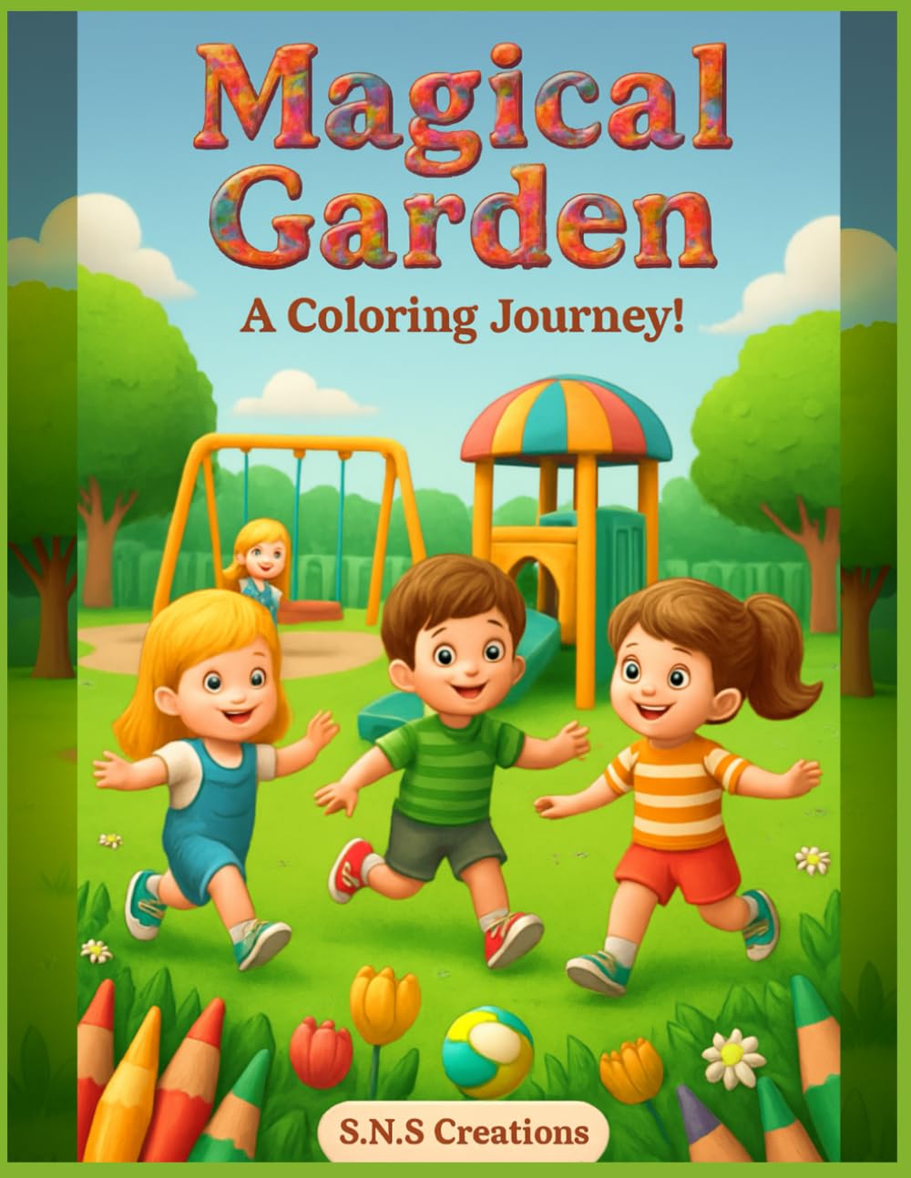 Magical Garden: A Coloring Journey!: Color, Imagine, and Bloom!