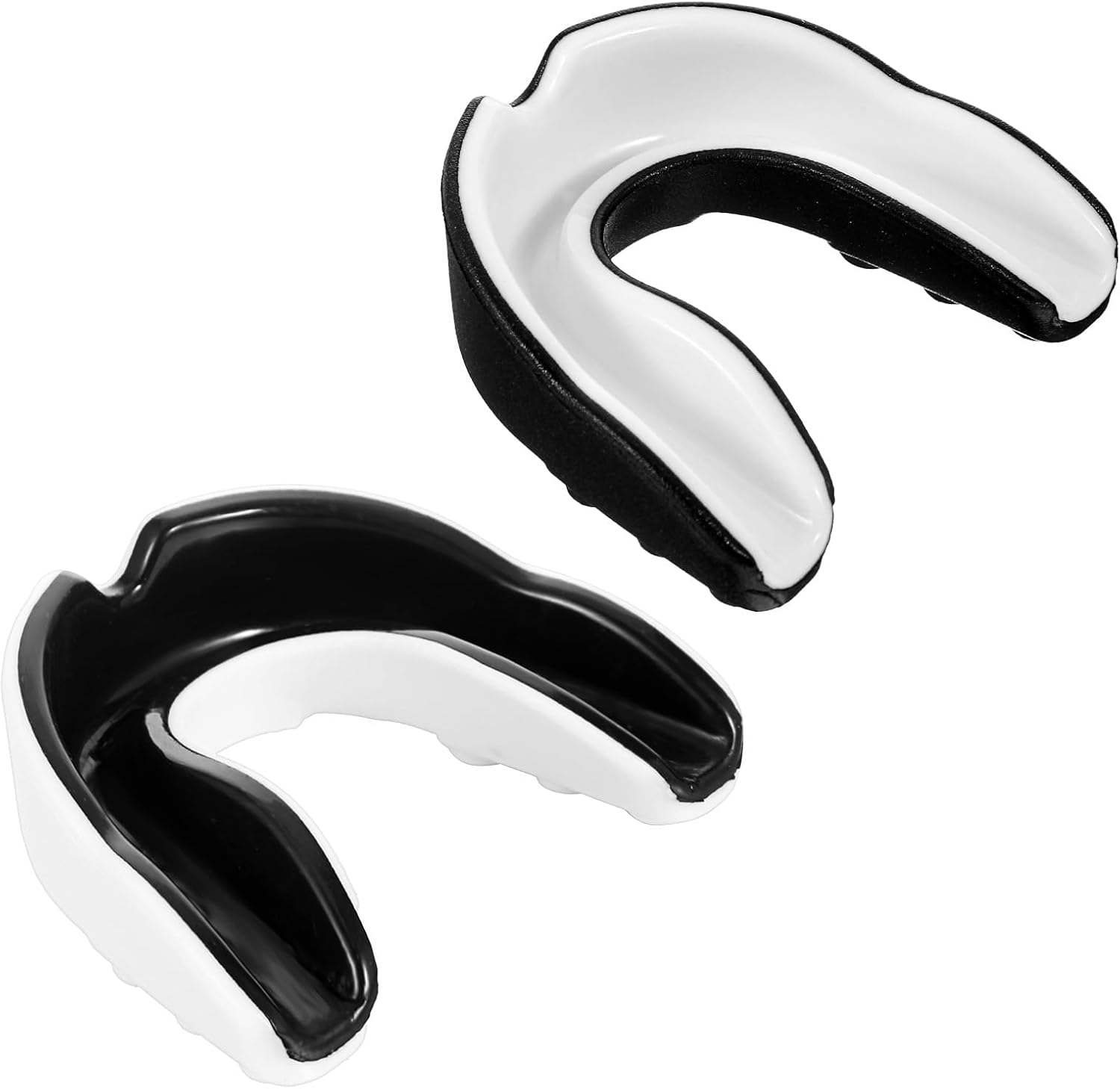 Sports MouthGuard 2Pcs Kids & Youth Mouth Moldable Guard for Brace Strong Mouth Guards for Boxing, MMA, Hockey, Soccer, Basketball MouthGuard Night Guard for Grinding Teeth
