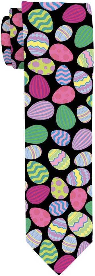 Easter Gifts for Men Easter Tie Novelty Easter Eggs Tie Spring Clothes for Men Spring Gift Necktie