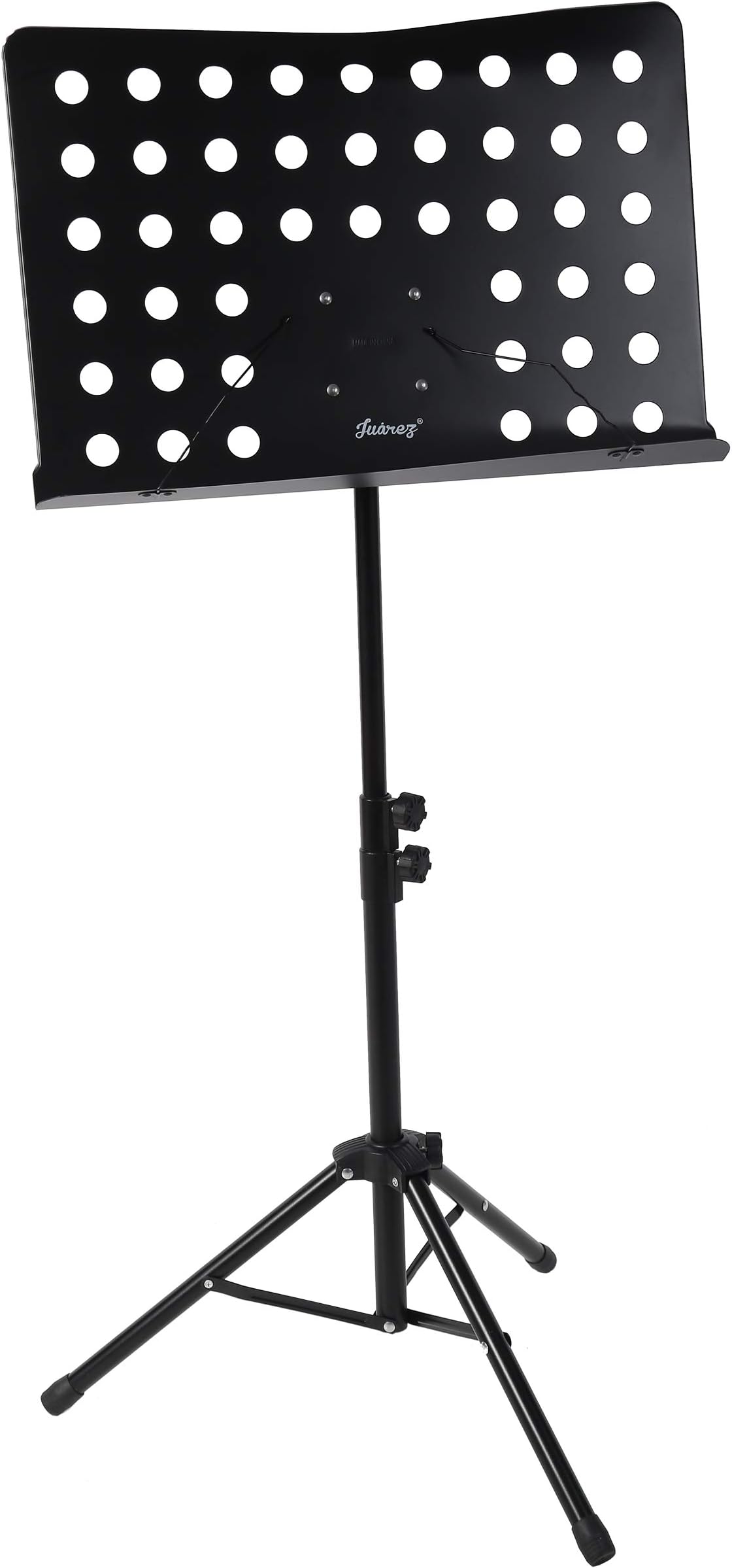 JUAREZ JRZ09NT Orchestral Music / Notation Stand | Heavy-Duty Steel Sheet Music Stand | Height Adjustable Tripod Stand for Orchestra, Keyboard, Guitar, Violin & Vocals