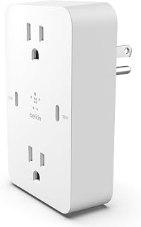 Belkin USB C Multi-Outlet Extender, Fast Charging Plug Adapter