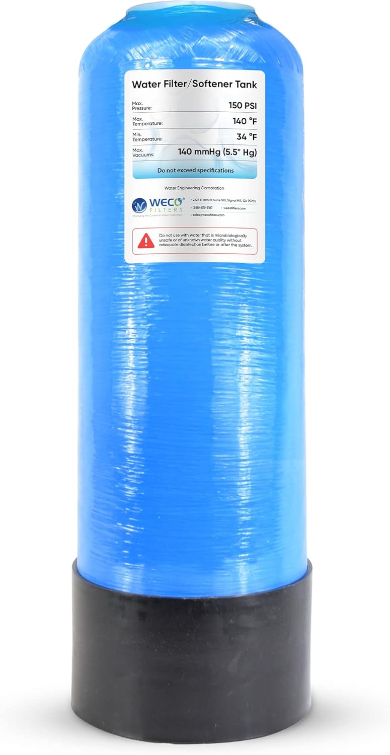 WECO Mineral Tank for Water Softener/Filter Applications (6x18, BLUE