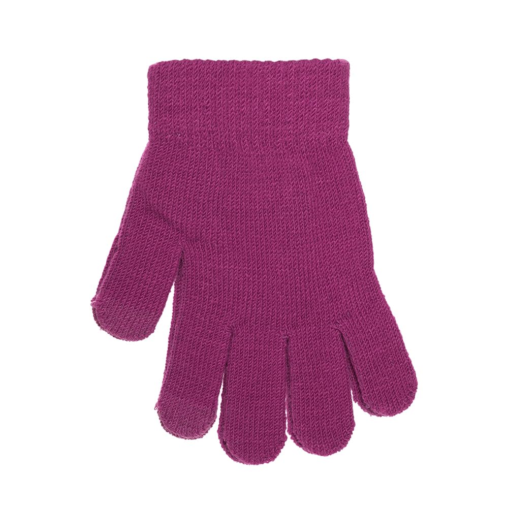 Undercover Boys Berry 2 Pack Girls Kids Childrens Thermal Touch Screen Stretch Magic Gloves Gl095 (Berry)