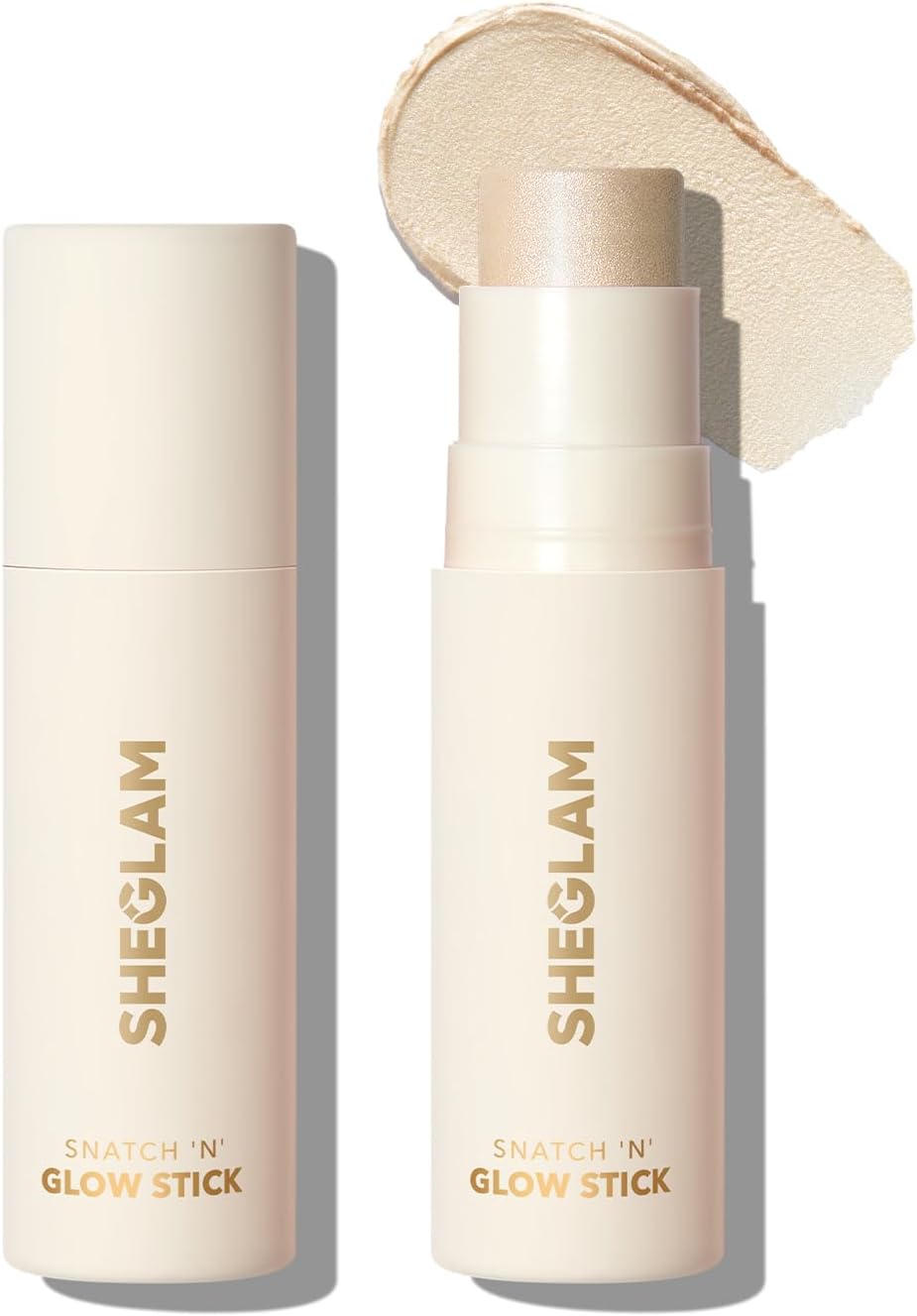 SHEGLAM Snatch 'n' Glow Stick - Cream Highlighter Makeup Stick Long Wear Brightening Non-Caking Highlighter Face Makeup (Vanilla Frost)