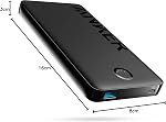Anker Power Bank, 10,000mAh Portable Charger (PowerCore PIQ), High-Capacity Battery Pack for iPhone 15/15 Plus/15 Pro/15 Pro Max/14/14 Pro/Samsung/Pixel/LG (Cable and Charger Not Included)(Black)