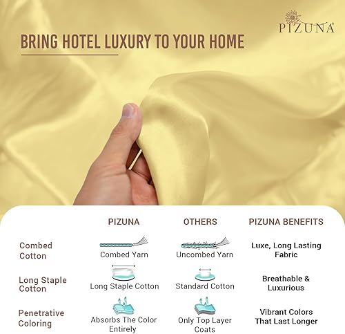 Miniatura 6 de Juego de funda de edredón de algodón de 400 hilos tamaño individual  individual XL, juego de ropa de cama de 100 % algodón de fibra larga, juegos de