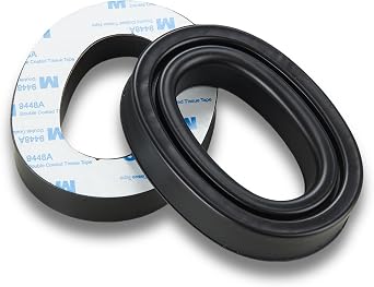 Silicone Gel Ear Pads for 3M WorkTunes/Peltor Sport/Range/Guard/Connect - Self-Adhesive & Cooling Replacement Ear Cushions, Noise Reducing Comfortable Earmuff Cups