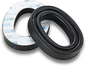 Silicone Gel Ear Pads for 3M WorkTunes/Peltor Sport/Range/Guard/Connect - Self-Adhesive & Cooling Replacement Ear Cushions, Noise Reducing Comfortable Earmuff Cups