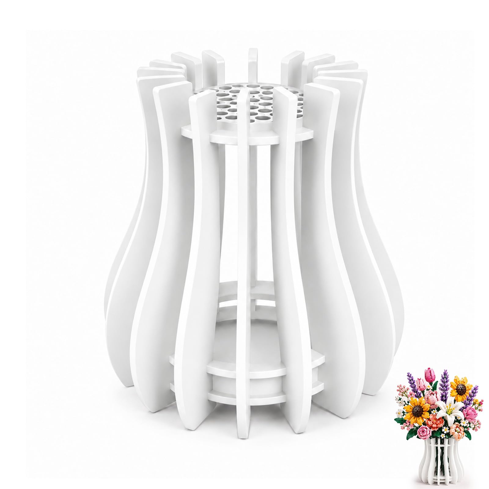 Vase for Puzzle Flowers, Puzzle Vase