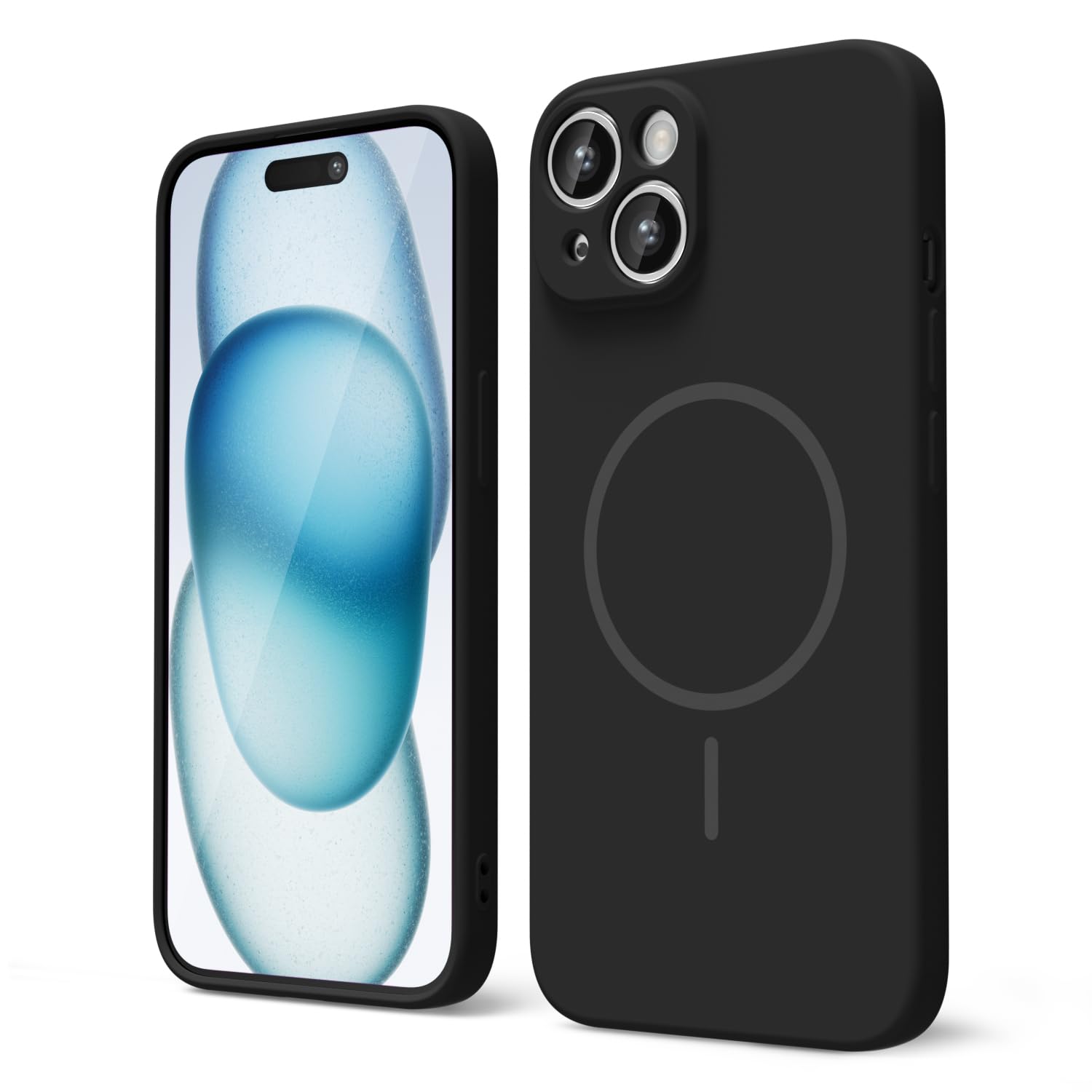 oakxco for iPhone 15 Plus/ 14 Plus Case Silicone Mag Safe, Magnetic Slim Thin Phone Case Compatible with Magsafe, Women Girls Cute Girly Aesthetic