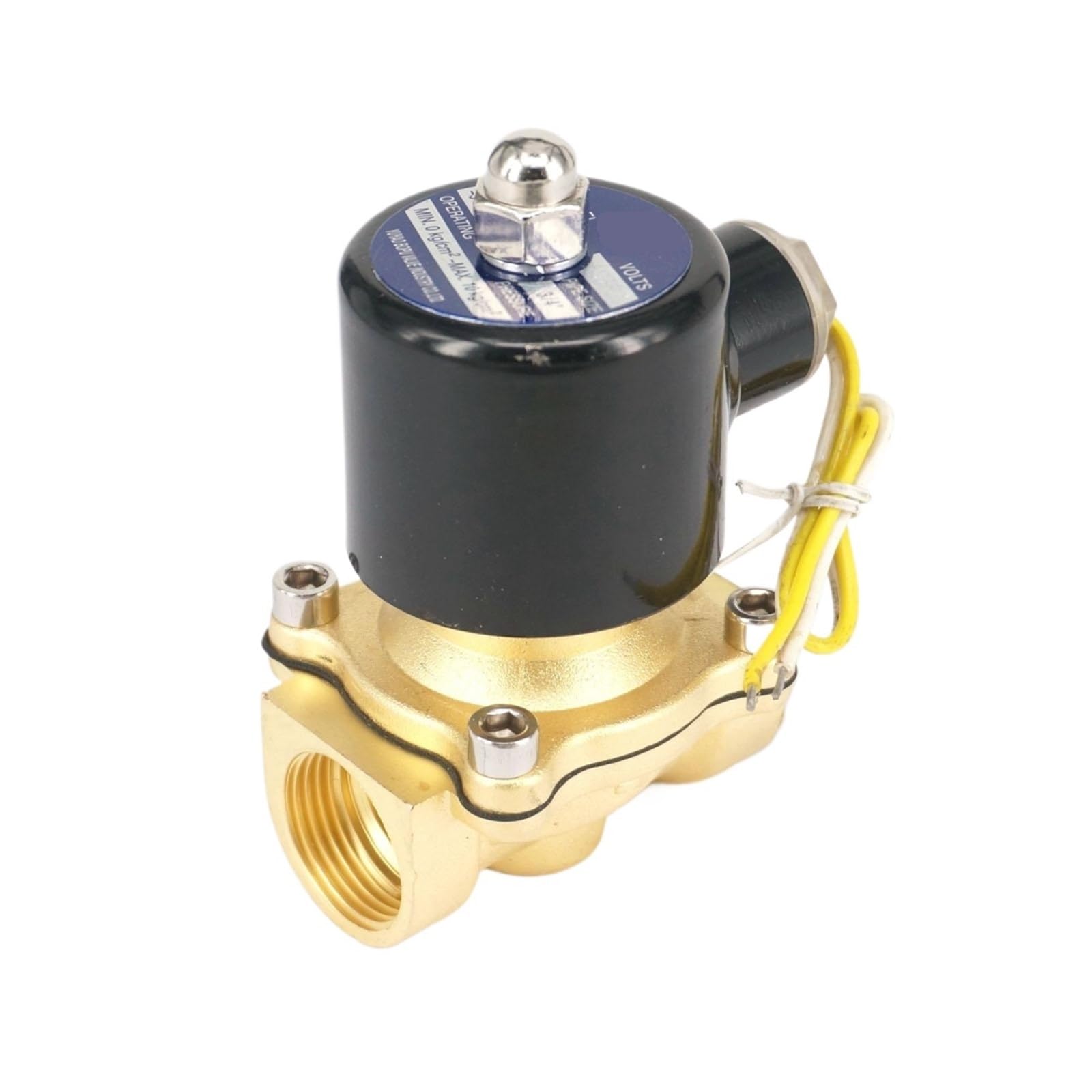 Moevgridr Dc12v Normal Closed Brass Electric Solenoid Valve(Dc12v)