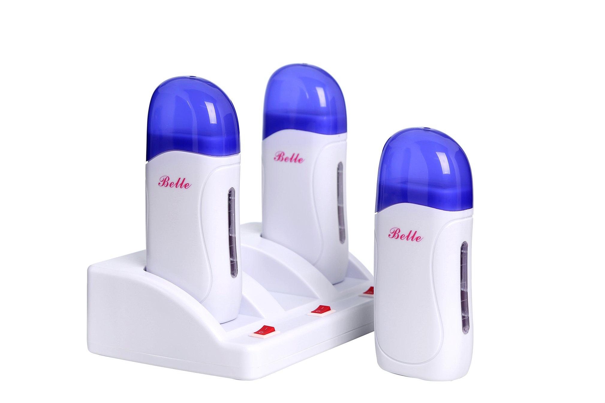 Belle Triple Electric Wax Warmer Depilatory Heater for Hair Removal,110V