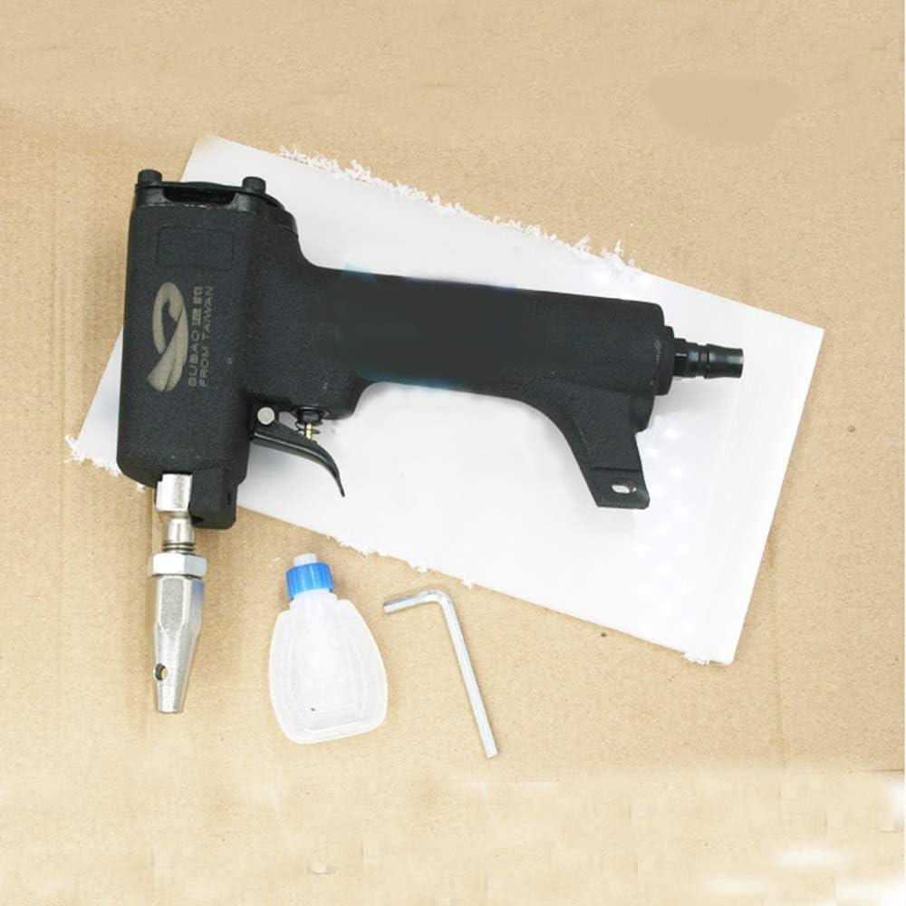 NEWTRY Pneumatic Upholstery Staple Gun Pneumatic Nailer Air Stapler Nailer Pull Gun Pneumatic Stapler for Clothing Garment Belt Leather Cloth Hard Paper