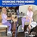 EverRest Under Desk Footrest for Office Use - Warmer Feet, 3 Adjustable Heights - Tall Ergonomic Foot Rest Stool for Gaming Chair, Computer - Leg Support for Work from Home