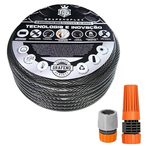 Mangueira de Jardim Extremamente Resistente 30M - GrafenoFlex