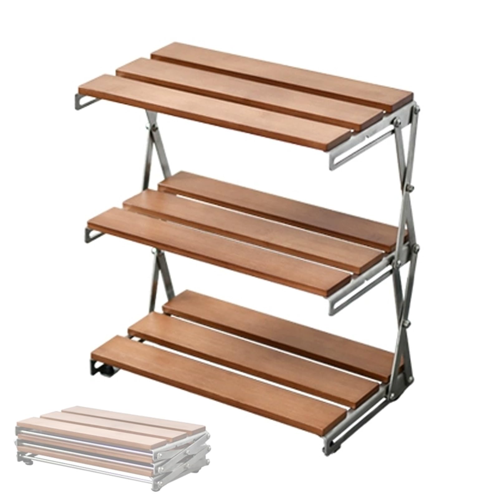 Bibliothèque de bureau en bois pour organiser la maison, la cuisine et le camping
